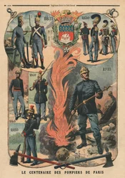 Pariser Feuerwehrjubiläum, Illustration aus 